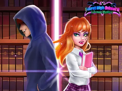 Secret High School 6 - Library screenshot 0