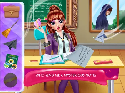 Secret High School 6 - Library screenshot 2