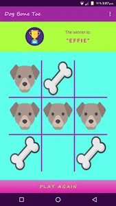 Dog Bone Toe 🐶 - Tic Tac Toe  screenshot 1