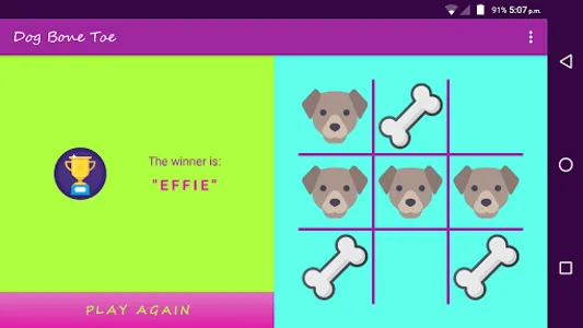 Dog Bone Toe 🐶 - Tic Tac Toe  screenshot 3