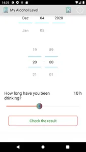 Blood Alcohol Calculator screenshot 3