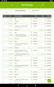 myLIFE Transaction Register screenshot 10