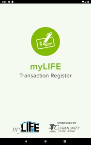 myLIFE Transaction Register screenshot 4