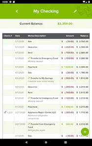 myLIFE Transaction Register screenshot 6