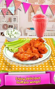 Buffalo Wings: Food Game screenshot 10