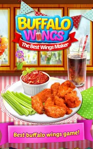 Buffalo Wings: Food Game screenshot 14