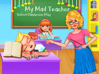 Crazy Mad Teacher - School Cla screenshot 0