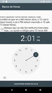 Banco de Horas - Controle de C screenshot 7