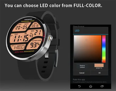 A41 WatchFace for Moto 360 screenshot 17