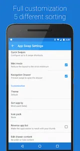 App Swap Drawer - T9 Search screenshot 4