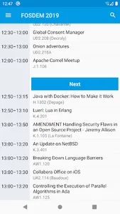 Giggity (schedule viewer) screenshot 5