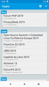 Giggity (schedule viewer) screenshot 6