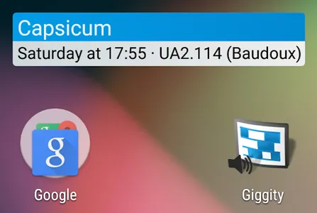 Giggity (schedule viewer) screenshot 7