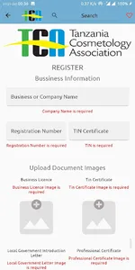 TCA Tanzania Cosmetology Assoc screenshot 1