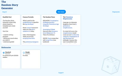 The Random Story Generator screenshot 4