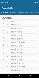 PocketBraille screenshot 0