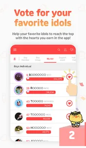 CHOEAEDOL – Kpop idol ranks screenshot 2