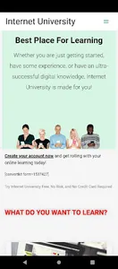 Internet University screenshot 0