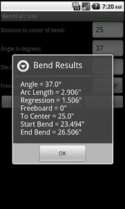BendCalc Lite screenshot 1