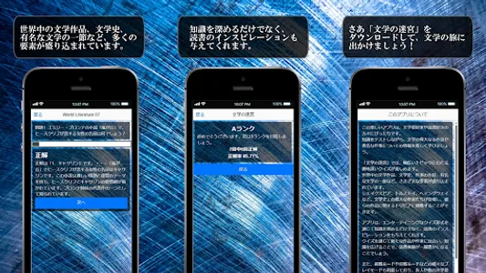 文学史クイズ◆世界の名作と有名作品をクイズゲーム形式で謎解く screenshot 11