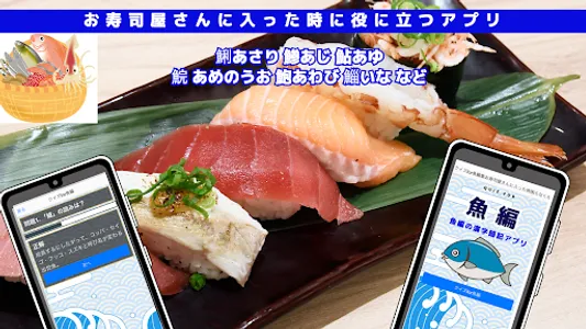 クイズfor魚編集お寿司屋さんに入った時困らなくなるアプリ screenshot 0