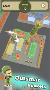 Military Yard: Parking Rush screenshot 1