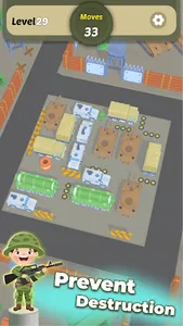 Military Yard: Parking Rush screenshot 2