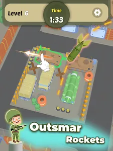 Military Yard: Parking Rush screenshot 8