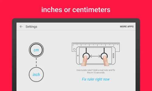 Ruler App: Measure centimeters screenshot 4