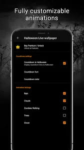 Halloween live wallpaper screenshot 15