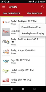 Ankara Radio Stations - Turkey screenshot 1