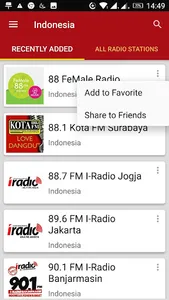 Indonesian Radio Stations screenshot 0