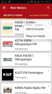 New Mexico Radio Stations screenshot 0