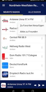 Nordrhein-Westfalen Radiosende screenshot 1
