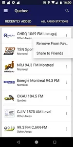 Quebec Radio Stations - Canada screenshot 4