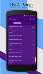 Offline music player screenshot 1