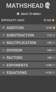 MathsHead screenshot 1