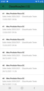 Caderno de Classificação screenshot 1