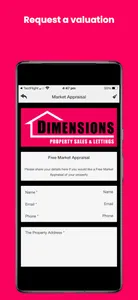 Dimensions Property Services screenshot 4