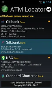 ATM Locator Pakistan screenshot 1