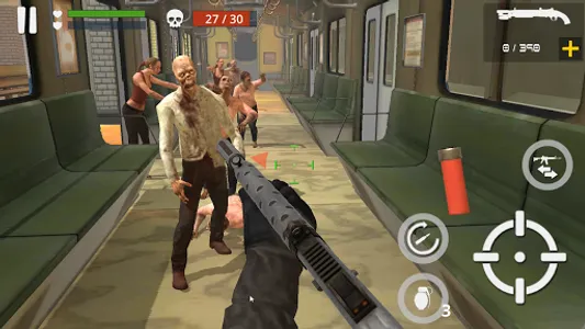 Dead Zombie Battle (Green Bloo screenshot 1