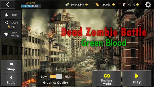 Dead Zombie Battle (Green Bloo screenshot 6