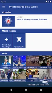 Prinzengarde Blau Weiss screenshot 0