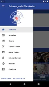 Prinzengarde Blau Weiss screenshot 1