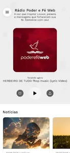 Rádio Poder e Fé Web screenshot 0
