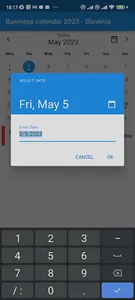 Business calendar Slovenia 23 screenshot 2