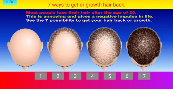 7 Ways to get hair back. screenshot 5