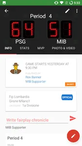 My LiveScore - Social Basket screenshot 3