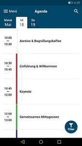 VWFS Mobile Event App screenshot 2