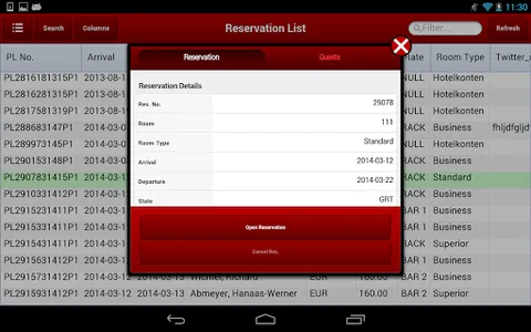 protel for Android screenshot 2